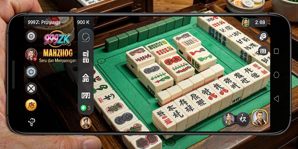 Screenshot menunjukkan gameplay Mahjong yang menarik dan menantang.