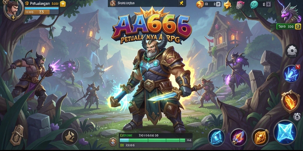 Tampilan gameplay ARPG yang menegangkan dan seru.
