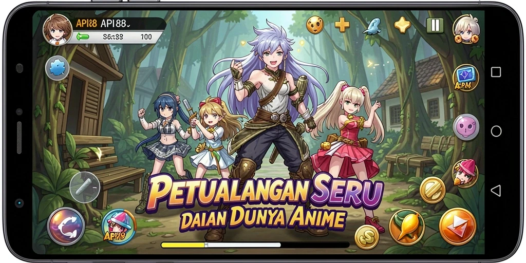 Tampilan screenshot API88 menampilkan aksi seru dan karakter anime yang memikat.