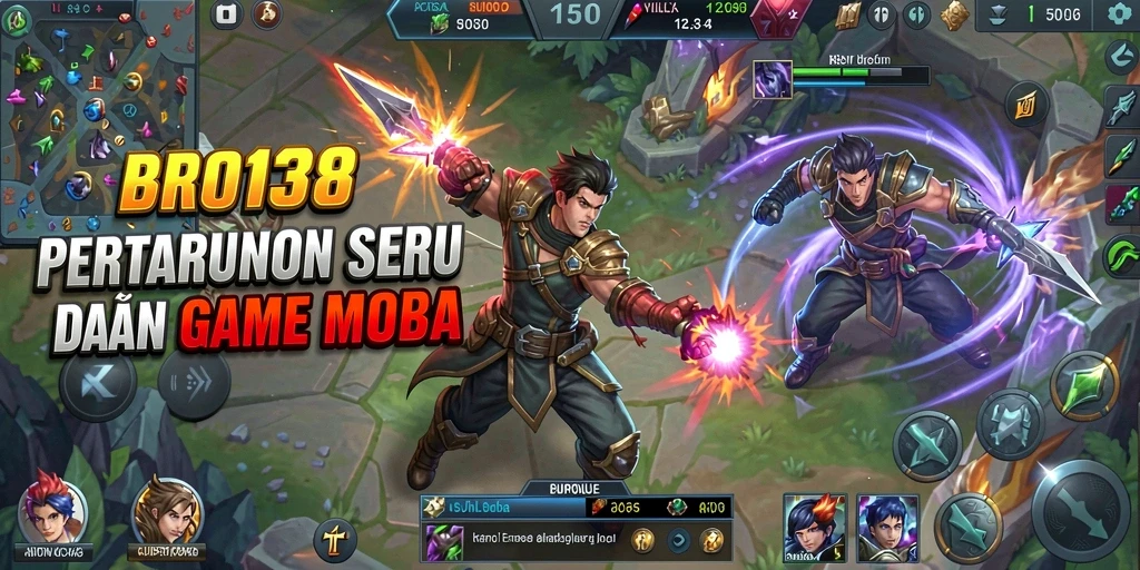 Tampilan gameplay seru dan menegangkan di BRO138.
