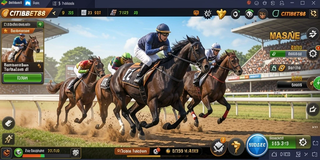 Tampilan gameplay yang menegangkan dalam CITIBET88.