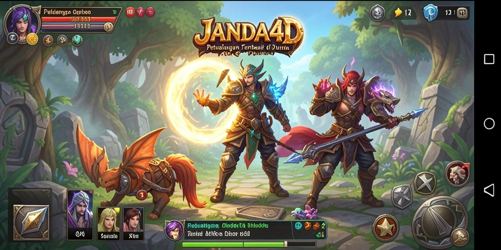 Tampilan gameplay JANDA4D yang memukau dan penuh aksi.
