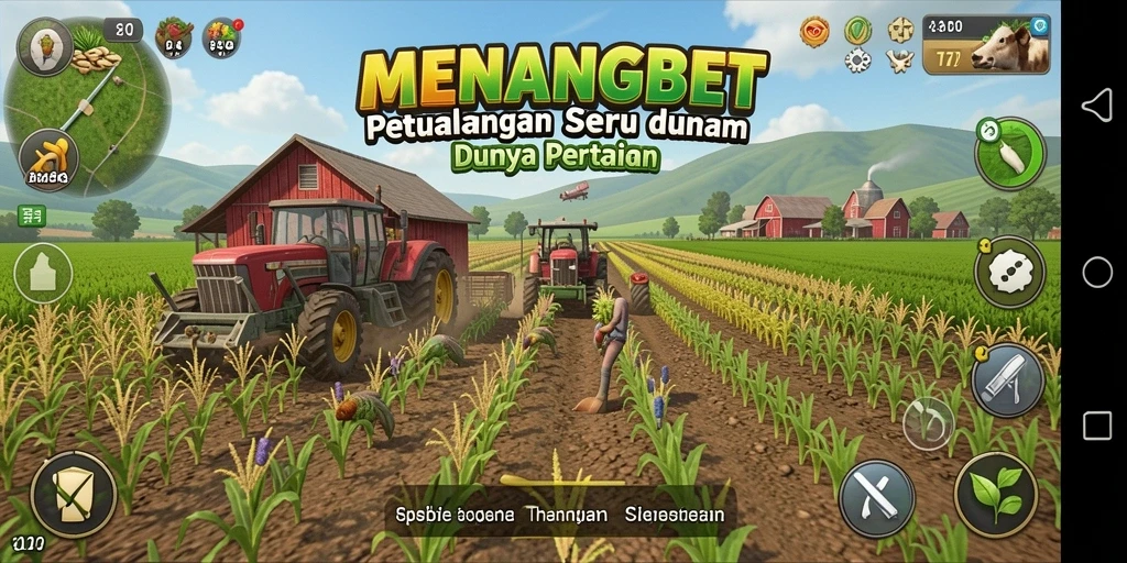 Tampilan gameplay Farming yang seru dan memikat dalam MENANGBET.