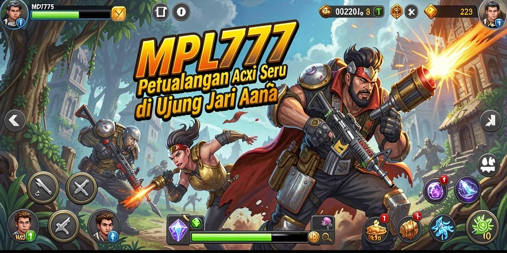 Tampilan gameplay action yang seru dan mendebarkan di MPL777.