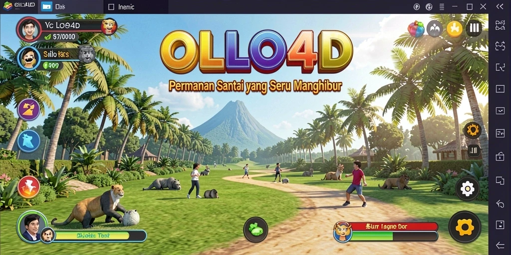 Screenshot OLLO4D menampilkan momen seru dalam gameplay Casual.