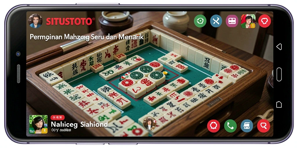 Tampilan permainan Mahjong di SITUSTOTO yang mengasyikkan.