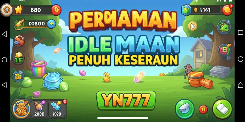 Screenshot gameplay YN777 menampilkan aktivitas seru dalam mengelola sumber daya.